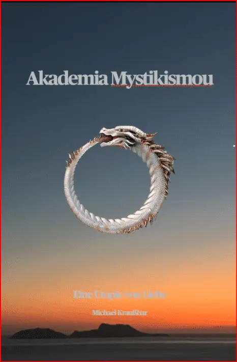 Buchcover: Akademia Mystikismou – Eine Vision von Liebe, Roman von Michael Kraußhar